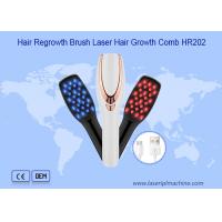 China 620nm 2 In 1 Usb Rechargeable Laser Hair Growth Comb on sale