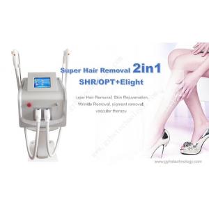 China Double Handpiece Professional Ipl Laser Hair Removal Machines 110v - 240v wholesale