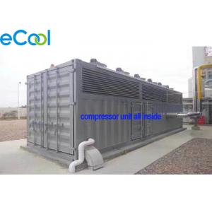 CO2 Refrigeration Station Freezer Condensing Unit / Machine Room Free Cascade Compressor Unit