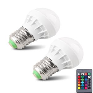 RGB Dimmable LED Color Changing Light Bulb Adjustable LED Lamp