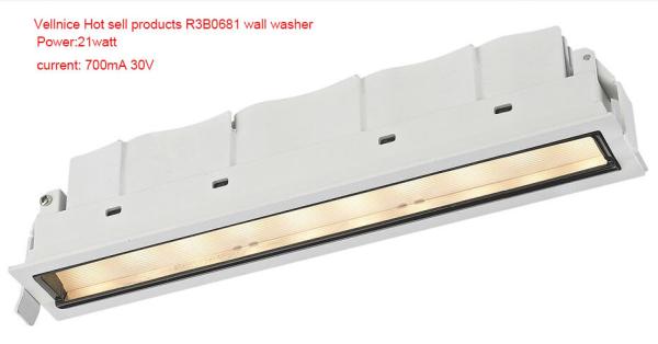 Mini 21W rectángulo interior Trimless LED lámpara linear del proyecto de Downlight/de Dimmable