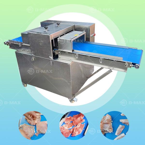 Fresh Meat Slicing Machine with Adjustable Cutting Thickness and 40CM Width Belt