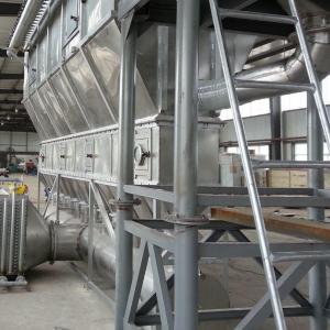 Continuous Horizontal Fluid Bed Dryer FBD For Agrochemicals