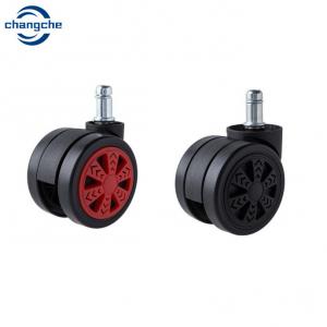 China 30KG Heavy Load Office Chair Castor Wheels Replacement 60MM For Wood Floor supplier