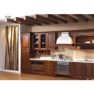 China Modern High End Kitchen Cabinets MDF / Plywood / Solid Wood Door And Drawer Material supplier