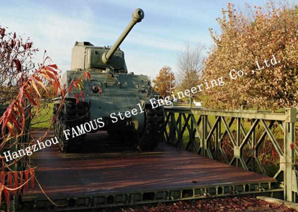 Prefabricated Easy Assembling Modular Military Bailey Bridge Government Application