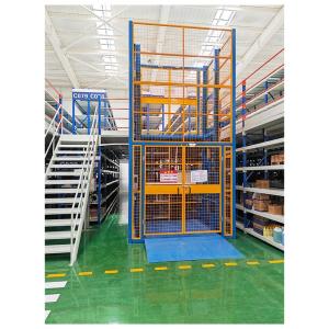 China 100-500kgs/layer Weight Capacity Multi Layer Mezzanine Floor Racking with Cargo Lift wholesale