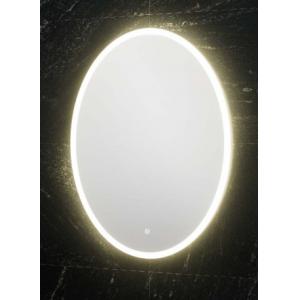 China Aluminum Alloy Frame Backlit Oval Bathroom Mirror 557X760 610X910 1010X760 supplier