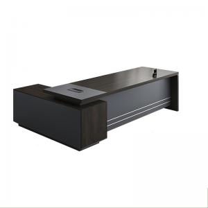 China Luxury Modern Wood Design Executive L-Shape President's Desk for Office Furniture supplier