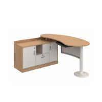 China Metal Leg Popular Office MDF Executive Furniture Office Desk on sale