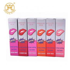 China ISO9001 Fancy Paper Cardboard Packaging Boxes Slotted Custom Lip Gloss Box Packaging supplier