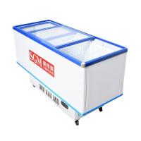 China Commercial Seafood Chiller Sliding Door Fresh Fish Display Chiller on sale
