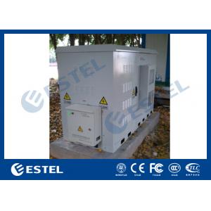 China Anti-corrosion Outdoor Powder Coating Outdoor Base Station Cabinet With Heat Exchanger(HEX) supplier