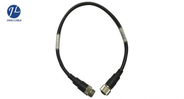 Waterproof 6 Pin Mini Din S Video Extension Cable For Car Security Camera System