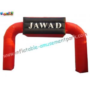 China Red color Advertising Inflatables Archway with printed logo for festival promotion supplier