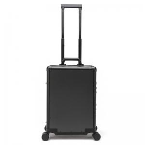 Unisex CFRP Travel Luggage Trolley Spinner Aluminum Suitcase Set