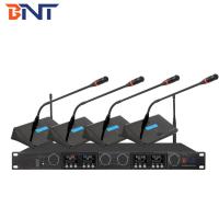 UHF 4 Channels Wireless Conference Microphone With 8 Handhelds / Headsets