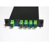 China LGX PLC Fiber Optic Splitter Box with SC APC Simplex Fiber Optic Adapters wholesale