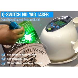 Nd Yag Tattoo Removal Pico Laser Machine 1064 Nm / 532nm Wavelength 6 Ns Pulse Width