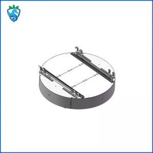 China Industrial Aluminum Profile Chain Pallet Rotating Table With Brake Motor Drive supplier