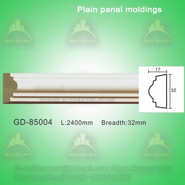 Polyurethane Plain Architectural Panel Decorative Cement Mouldings