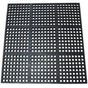 Commercial Anti-Fatigue Drainage Rubber Mats 82.6"X35.4"Heavy Duty Non-Slip Floor Mats For Indoor Outdoor