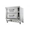 China Deluxe Electric Oven Micro-computer Intelligent Control Smart Preset Menu Function 3 Decks 6 Trays Electric Baking Ovens wholesale