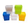 China Easy Open Close Square Plastic Pail 5L 8L 10L 15L 20L Thickness 1.0 to 2.5 MM Durable wholesale