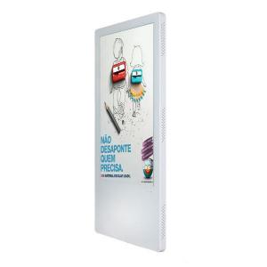 China 23.6 Inch Elevator Advertising Display Wall Mounted Vertical Elevator Ultra Thin Wifi Android Touch Player supplier