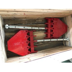 China Independent Conductor Poising Sheave Balanced Pulley Type Head Boards For Two Bundle Conductors wholesale