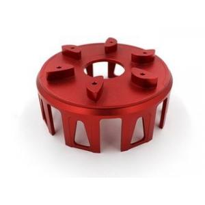 China Red 6061 Anodized Aluminum Parts High Precision CNC Machining Service supplier