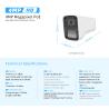 防水CCTVカメラ セキュリティIP カメラ 双方向オーディオ ナイトビジョン 4MP 5MP HD IP PoE CCTV 銃弾カメラ
