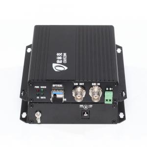 China HD-SDI RS485 Data Fiber Video Extender LC Fiber 1310 / 1550nm 20Km 12V Input supplier