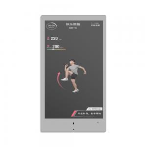 Wall Hanging LCD Digital Signage 32"-65" Gym Fitness Touch Screen Home Gym Android Smart Magic Mirror Media Advertising