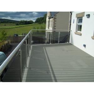 China Environmental WPC Deck Flooring Anti - UV Dark Grey For Balcony , wpc  material supplier