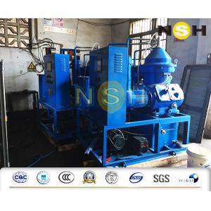 Marine Diesel Centrifugal Oil Purifier Automatic Type With PLC Control Touch Screen