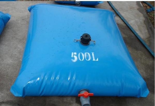 Inflatable 500L Tarpaulin Water Tank Light Weight For Fire Fighting Portable