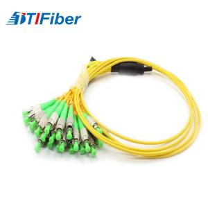 China SC/APC- SC/APC fiber optic patch cord Fiber jumper SC-SC APC Multi core 12 fiber 24core supplier