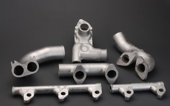 Zinc plating tubes 304 steel sand casting parts shell mold pouring