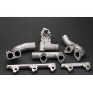 Zinc plating tubes 304 steel sand casting parts shell mold pouring