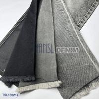 China Yarn Dyed Sulfur Cotton Heavy Denim Fabric For Black Jean 11 Oz on sale