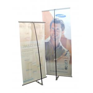 China Portable L Shape Pop Up Banner Displays  , Graphic Roll Up Display Banners supplier