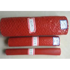 China Heat Resistant Silicone Rubber Fiberglass Sleeving , High Temperature Fire Sleeves supplier