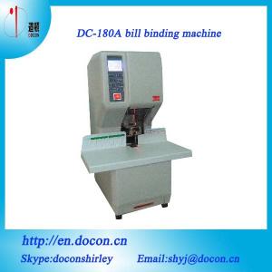 China DC-180A automatic bill binding machine supplier