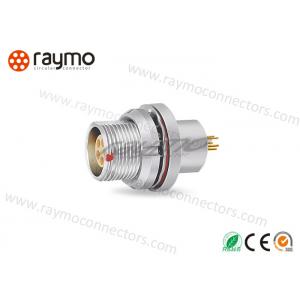HEG Panel Mount Sealed Fixed Receptacle 1B Series 10pin Vacuum Tight Metal Cicular Waterproof Connector