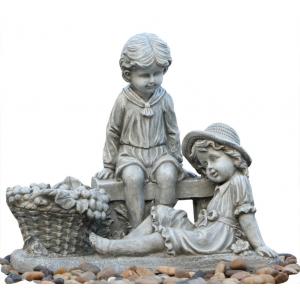 Decor Outside Statue Water Fountains / Patio Water Fountain Customized /outdoor garden ornaments
