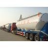 China 3 Axles Dry Bulk Pneumatic Tank Trailers For Bulk Cement Powder 59000L Volume wholesale