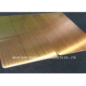China Food Grade 304 Stainless Steel Sheet Brush Finish For Kitchen Utensils supplier