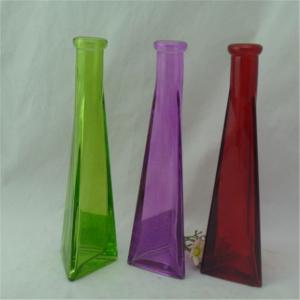 tall size clear glass floor vase