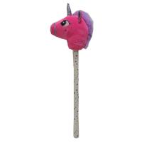 China 66cm 26in Pink Musical Stick Large Unicorn Stuffed Animal Plush Toy Kids Gift on sale